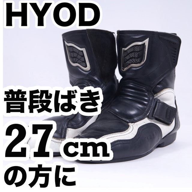 27cm D3O MADE IN JAPAN HYOD ヒョウドウ ライディングレザーブーツ BOLGA ボルガ